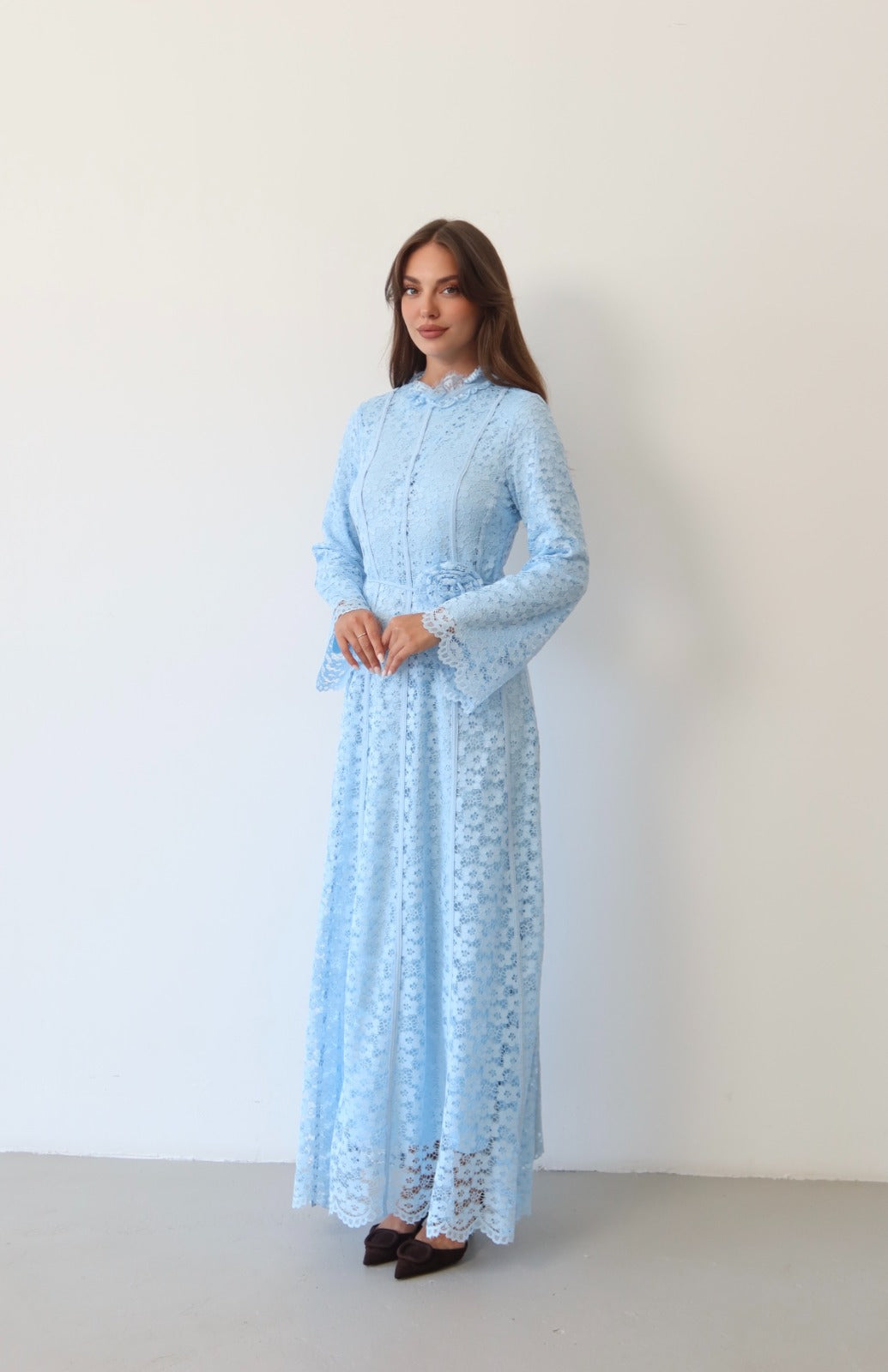 Baby Blue Romance Dantel Elbise